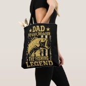 Papa - het Man, de mythe, de Vissende leger Tote Bag (Dichtbij)