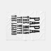 Papa het man de mythe van de legende fleece deken (Voorkant (Horizontaal))