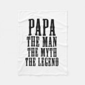 Papa het man de mythe van de legende fleece deken (Voorkant)