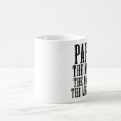 Papa het man de mythe van de legende koffiemok (Center)