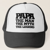 Papa het man, de mythe van de legende trucker pet (Voorkant)
