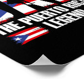 Papa het Man de mythe van de Puerto Ricaanse Legen Poster (Hoek)
