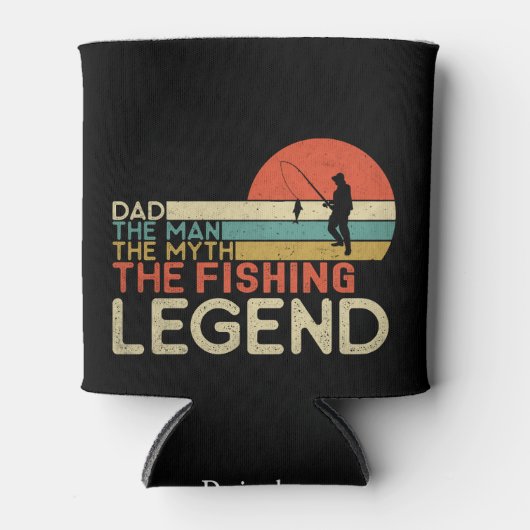 Papa het man de mythe van de vislegende blikjeskoeler (Voorkant)