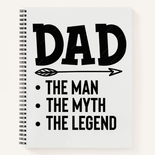 Papa Het Man Notitieboek (Voorkant)