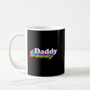 Papa, homepage Beer, Retro LGBT regenboog, LGBTQ P Koffiemok