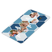 Papa Honeycomb Foto Collage 5 Foto 4 Letter Magneet (Linkerzijde)