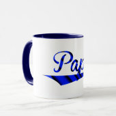 Papa Honkbal Fan vaderdag Gift Idee mok (Voorkant links)