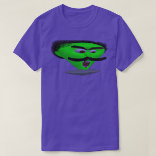 Papa hoofd op een vliegende schotel T-shirt