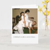 Papa Horsing rond Kaart (Gele Bloem)