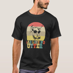 Papa houdt van geen Koe boer Vaderdag T-shirt