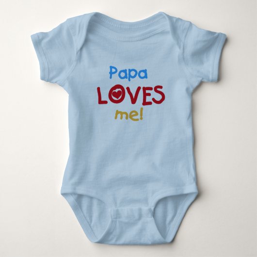 Papa houdt van me romper (Voorkant)