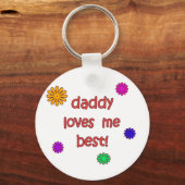Papa houdt van me. sleutelhanger (Voorkant)