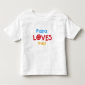 Papa houdt van me T-shirts en cadeautjes (Voorkant)