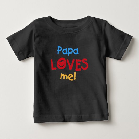 Papa houdt van me T-shirts en cadeautjes (Voorkant)