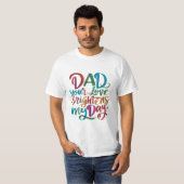 Papa houdt van vaderdag #3 t-shirt (Voorkant volledig)