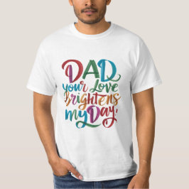Papa houdt van vaderdag #3 t-shirt