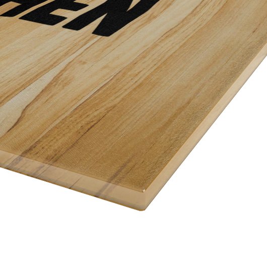 Papa houdt van woord, keuken snijplank (Hoek)