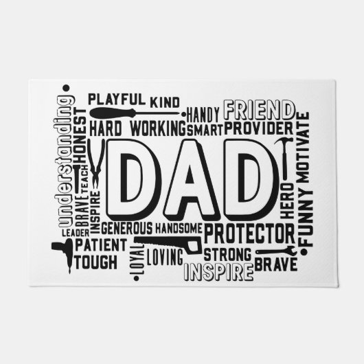 Papa huis deurmat huis groet porch deur (Voorkant)