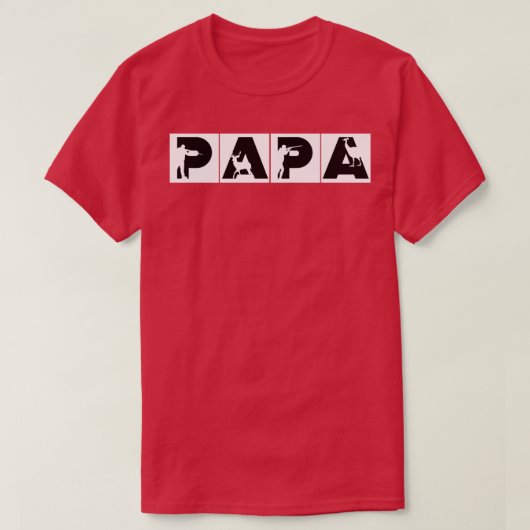 Papa Hunting Hunter T-shirt (Design voorkant)