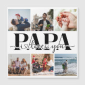 Papa I Love You Custom Fotocollage (Voorkant)