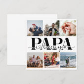 Papa I Love You Custom Fotocollage (Voorkant / Achterkant)