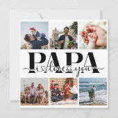 Papa I Love You Custom Fotocollage (Voorkant)