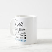 Papa Ik ben je favoriete Vaderdag Mok (Voorkant links)