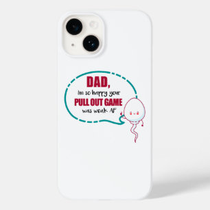Papa... ik ben zo blij dat je pols uit het spel wa Case-Mate iPhone 14 hoesje