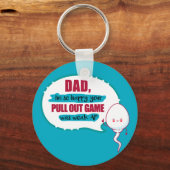 Papa... ik ben zo blij dat je pols uit het spel wa sleutelhanger (Voorkant)