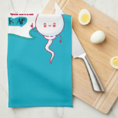 Papa... ik ben zo blij dat je pols uit het spel wa theedoek (Quarter Fold)