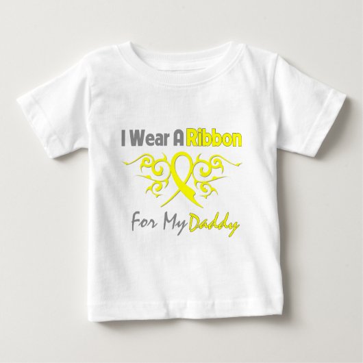 Papa - Ik Draag een gele lint militaire ondersteun (Voorkant)