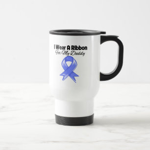 Papa - Ik Draag Periwinkle Ribbon Reisbeker