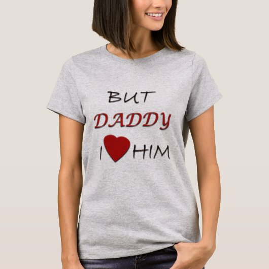papa Ik hou van hem T-shirt (Voorkant)