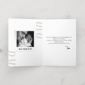 Papa Ik hou van je Foto gevouwen Folie Wenskaart (Binnenlaag)