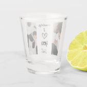 Papa, ik hou van je | Gepersonaliseerde foto's ges Shot Glas (Achterkant)