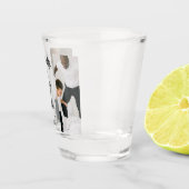 Papa, ik hou van je | Gepersonaliseerde foto's ges Shot Glas (Rechts)