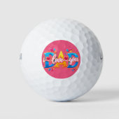 papa ik hou van je roze golfballen (Voorkant)