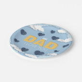 Papa Ik hou van je, vaderdag cadeau Papieren Bordje (Gekanteld)