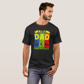 Papa. IK VERTEL DAD PERIODICEEL VAKJE Dag T-shirt (Voorkant volledig)
