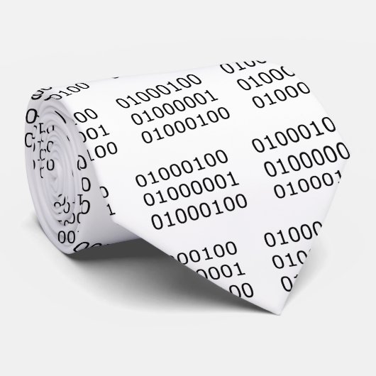 Papa in Binary Stropdas (Opgerold)