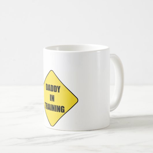 Papa in opleiding Klassieke witte Mok (Voorkant rechts)