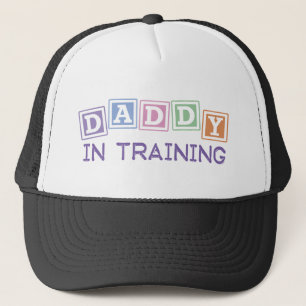 Papa in opleiding trucker pet