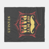 Papa in ruste Papa Fleece Deken (Voorkant (Horizontaal))