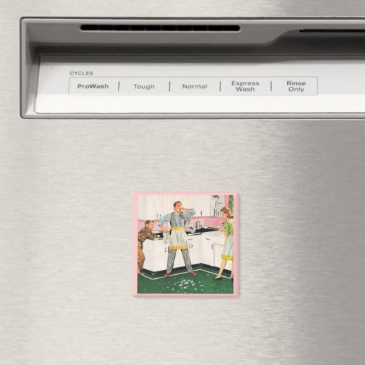 PAPA IN SCHORT RETRO 1950 MAGNEET (Insitu (Vaatwasser))