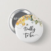 Papa in wording ronde button 5,7 cm (Voorkant /achterkant)