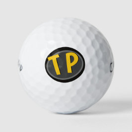 Papa Initialen Monogrammed Golfballen