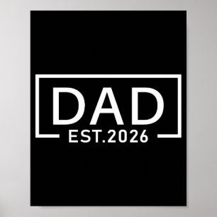 Papa Is 2026 Logo Vader 2026 Laden Nieuwe Papa 202 Poster