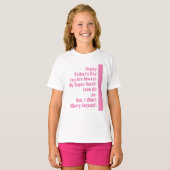 Papa is altijd mijn superheld lol t-shirt (Voorkant volledig)