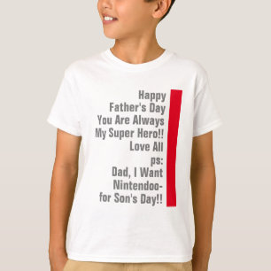 Papa is altijd mijn superheld lol t-shirt