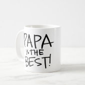 Papa is de beste (Alfie en Pippa) Koffiemok (Voorkant links)